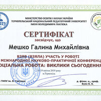 Сертиф Конф СоцРоб ТНПУ 2019 Мешко_Г