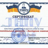 Сертиф Кр_Стіл ТернГромада ТНПУ 2019 Мешко_Г