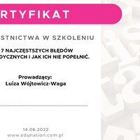 Certyfikat po webinarium (14.06.2022)