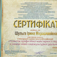 Шульга - конф. ТОКІППО (2019)