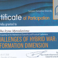 Shulha - conf. Lithuania (2019)