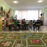 Триває заняття з логіко-математичного розвитку у ЗДО