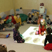 Елементи заняття  на інтерактивній підлозі