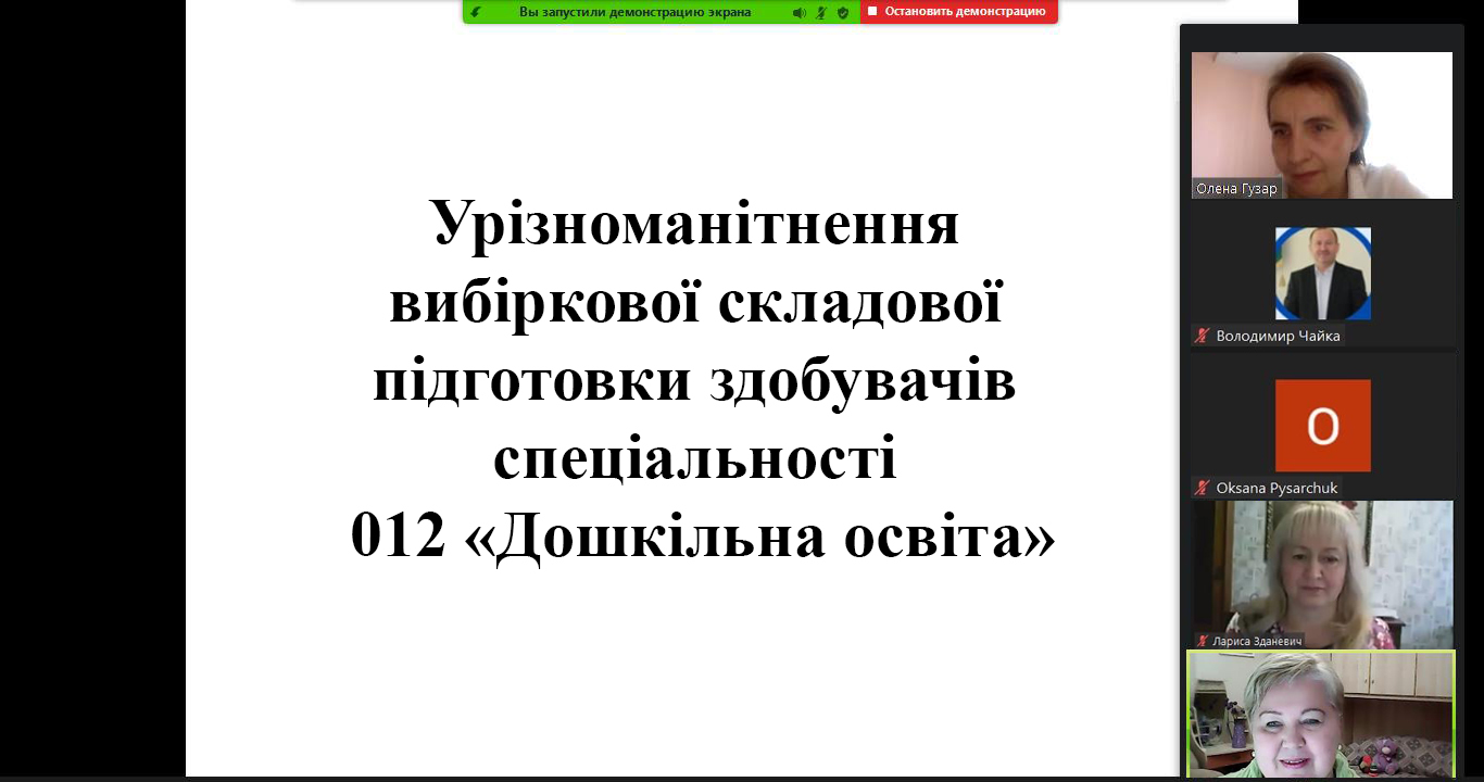 Засідання Програмної ради та зустріч із стейкхолдерами освітньої програми «Дошкільна освіта»